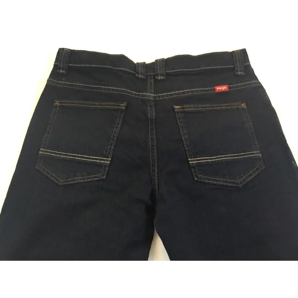 Wrangler Youth 4-Way Flex Straight Husky Sz 14 Reg Jeans NWT